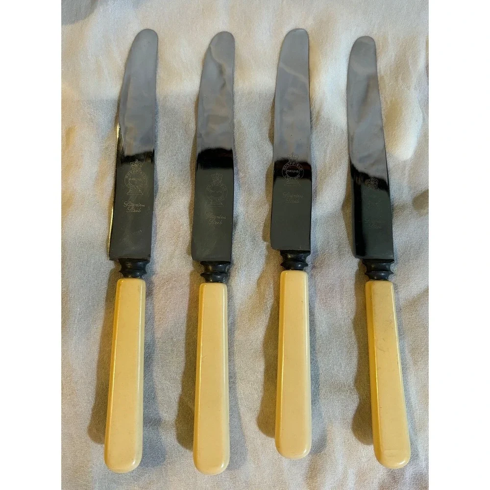 Desert Knife with stainless blade‎ by Scheffield Steel Lot of 4